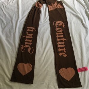Juicy Couture Brown & Pink Scarf